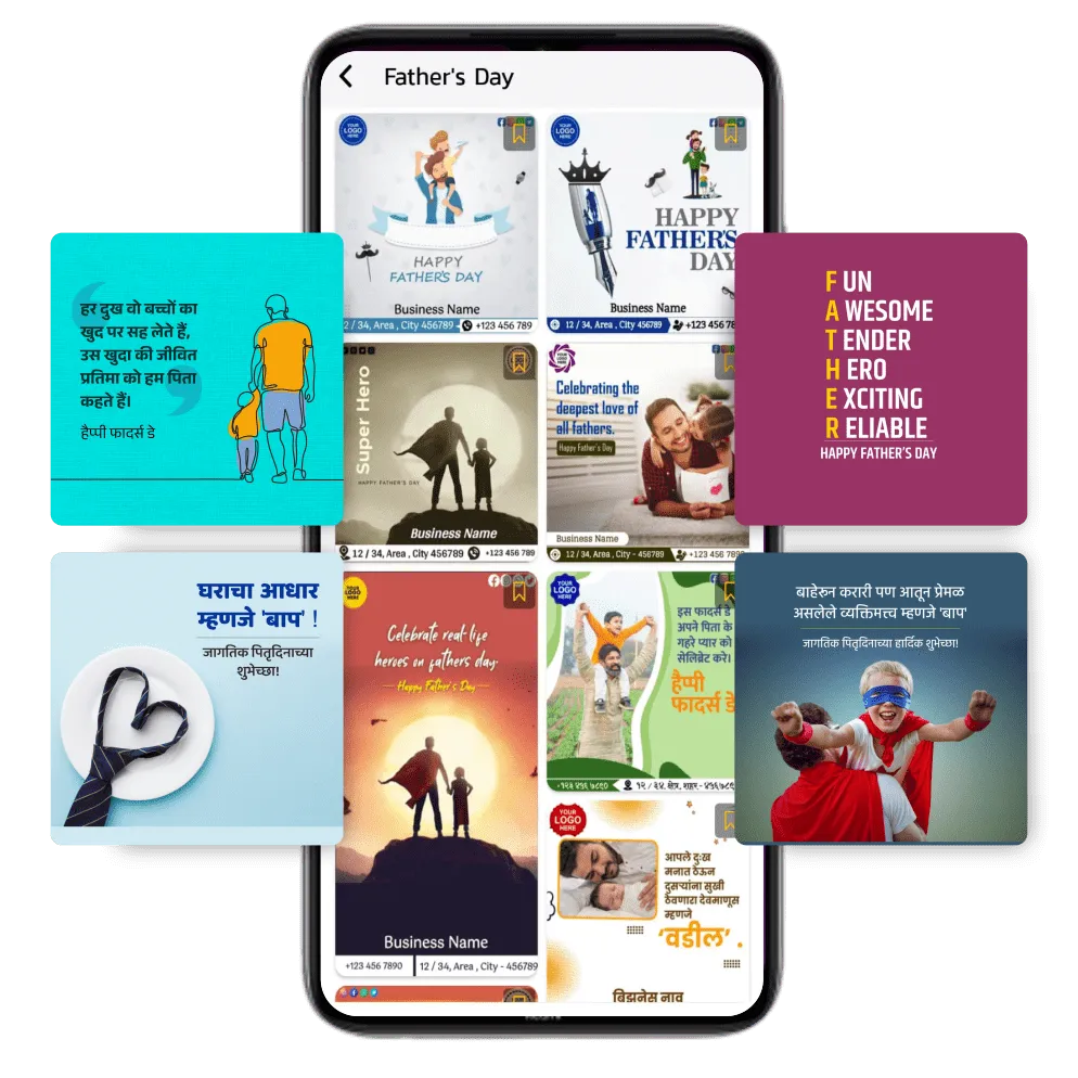 Fathers Day Business Branding Post